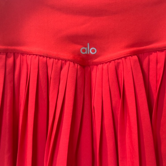 ALO Yoga - Like New! Grand Slam Tennis Skirt in Red (XS) - Picture 2 of 4